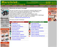 Tablet Screenshot of marciniak-landmaschinen.de